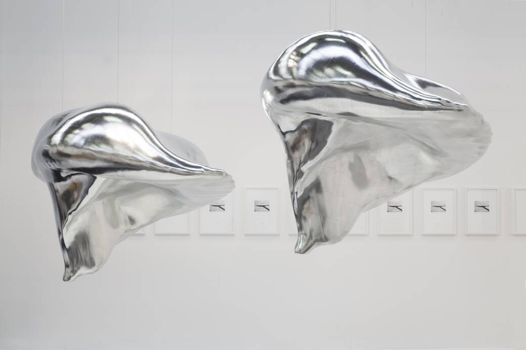 Storm Prototype: Cloud Prototype No. 2 and Cloud Prototype No. 4, 2006, by Iñigo Manglano-Ovalle.