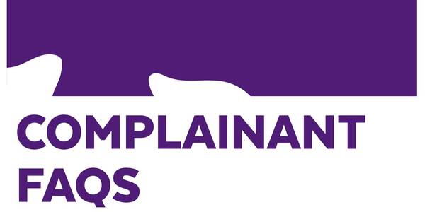 Complainant FAQs (PDF)