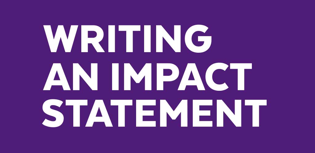 Writing an Impact Statement (PDF) 