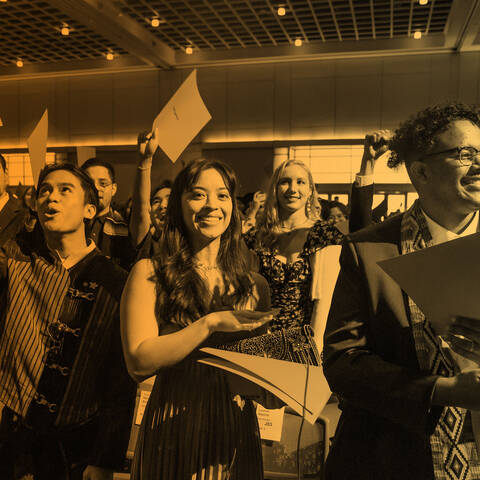 ArtCenter students at graduation