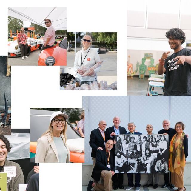 Collage of photos highlighting key moments from the ArtCenter community throughout 2025.