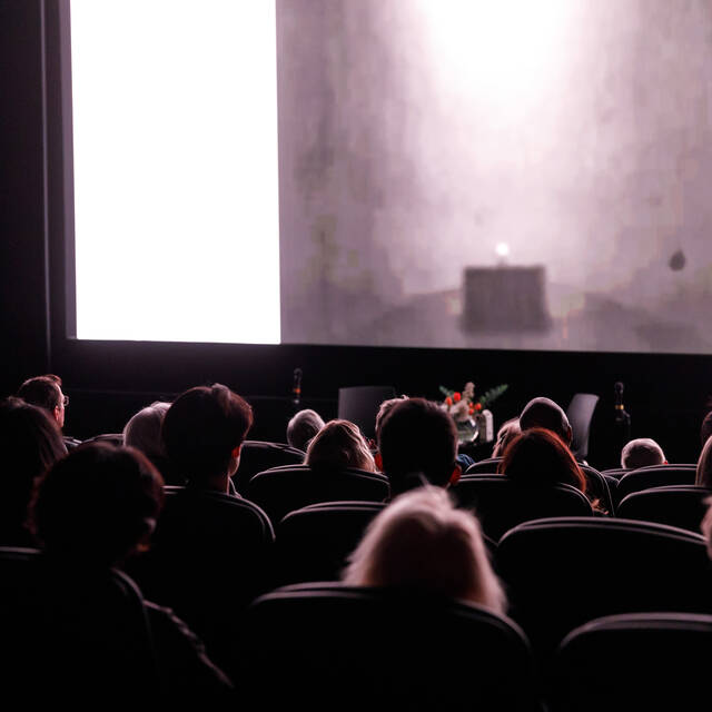 Ahmanson Auditorium screening venue at ArtCenter College of Design in Pasadena