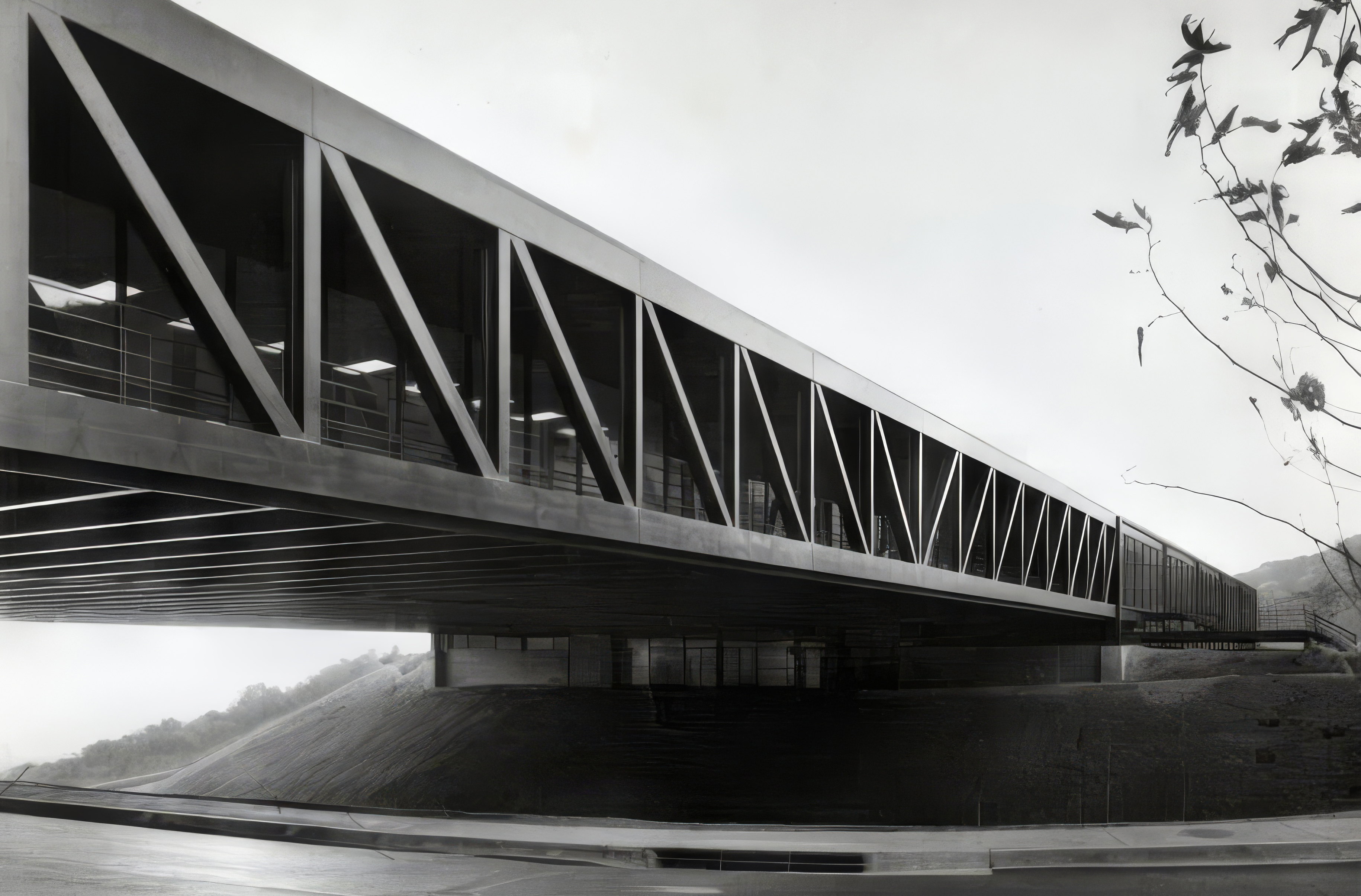 ArtCenter College of Design Hillside Campus (Ellwood Building) photographed by Regina Antonioli, c.1976