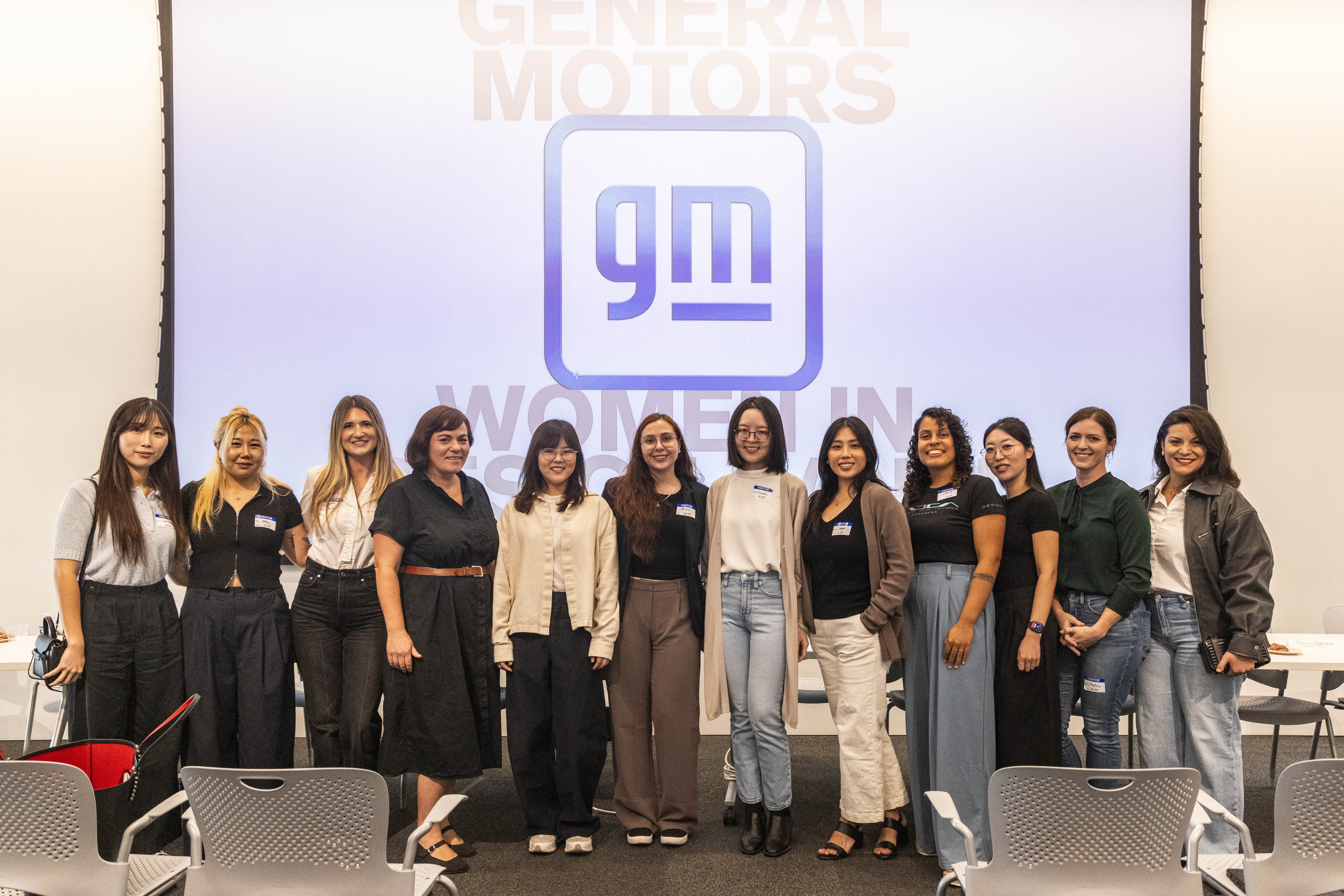 Posing for a group photo (L-R) are Ava Lim, Anhui Jeong, Shastina Holmes, Laura Arias, Youjin An, Mariana Cabrera, Qiaozhi Wang, Grace Lee, Carla Puig, Elyse Lee, Chelsey Semiday, Junia Lapp