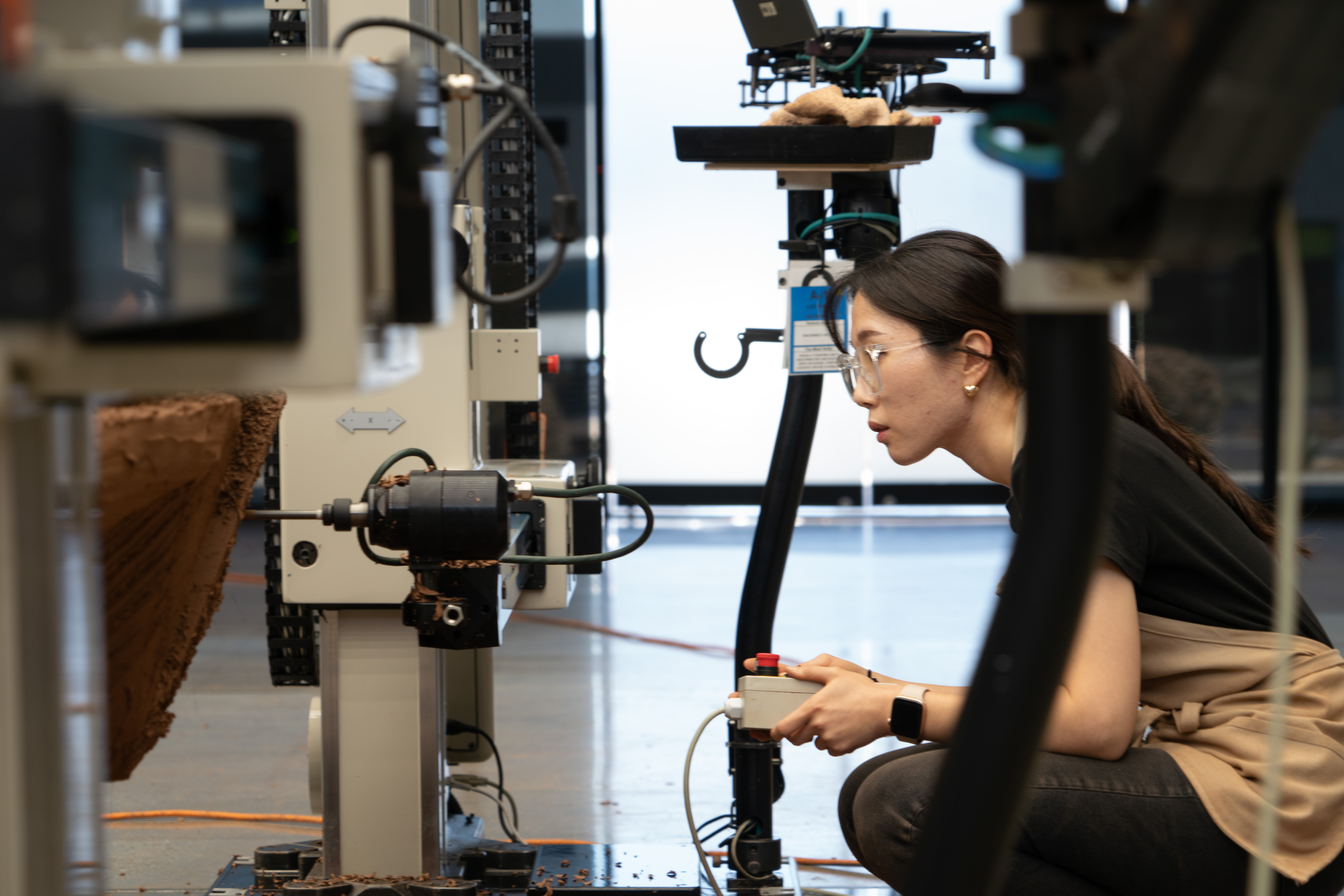 Ava Lim, a clay sculptor at GM