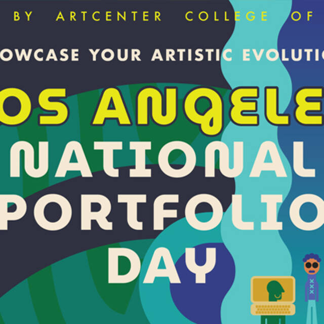 Los Angeles National Portfolio Day Graphic - Join us on 11/12/23