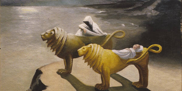 We Sleep with Our Feet at the Head of Our Four Footed Bed (1940) by Dorr Bothwell