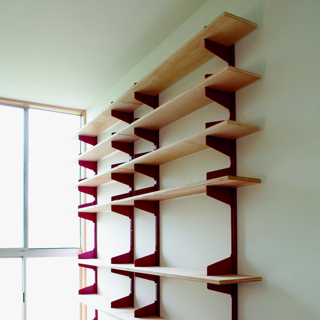 Pentagram modular shelving