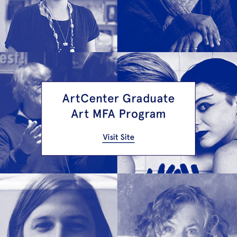 ad for graduate art website