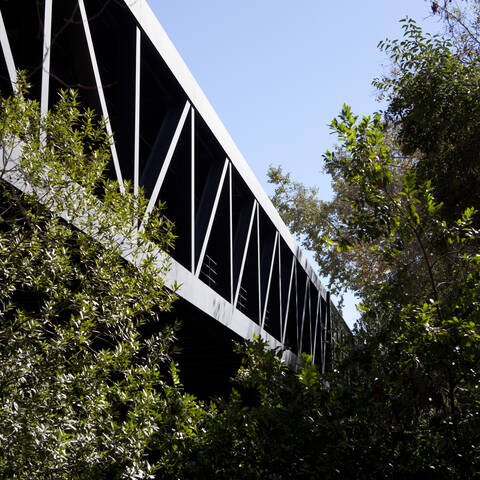 Hillside campus bridge