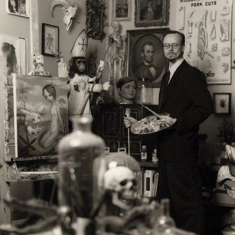 /Mark Ryden in his studio