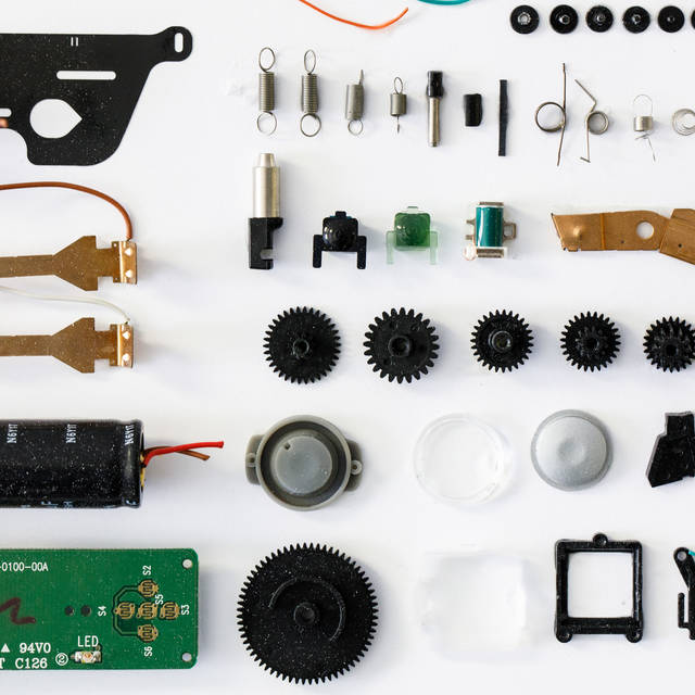 deconstructed electronic device
