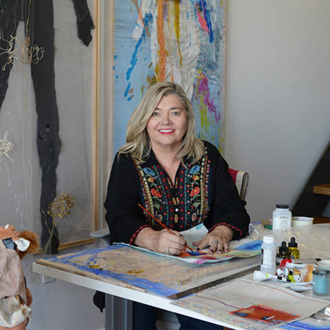 Photo of artist Antoinette Adams