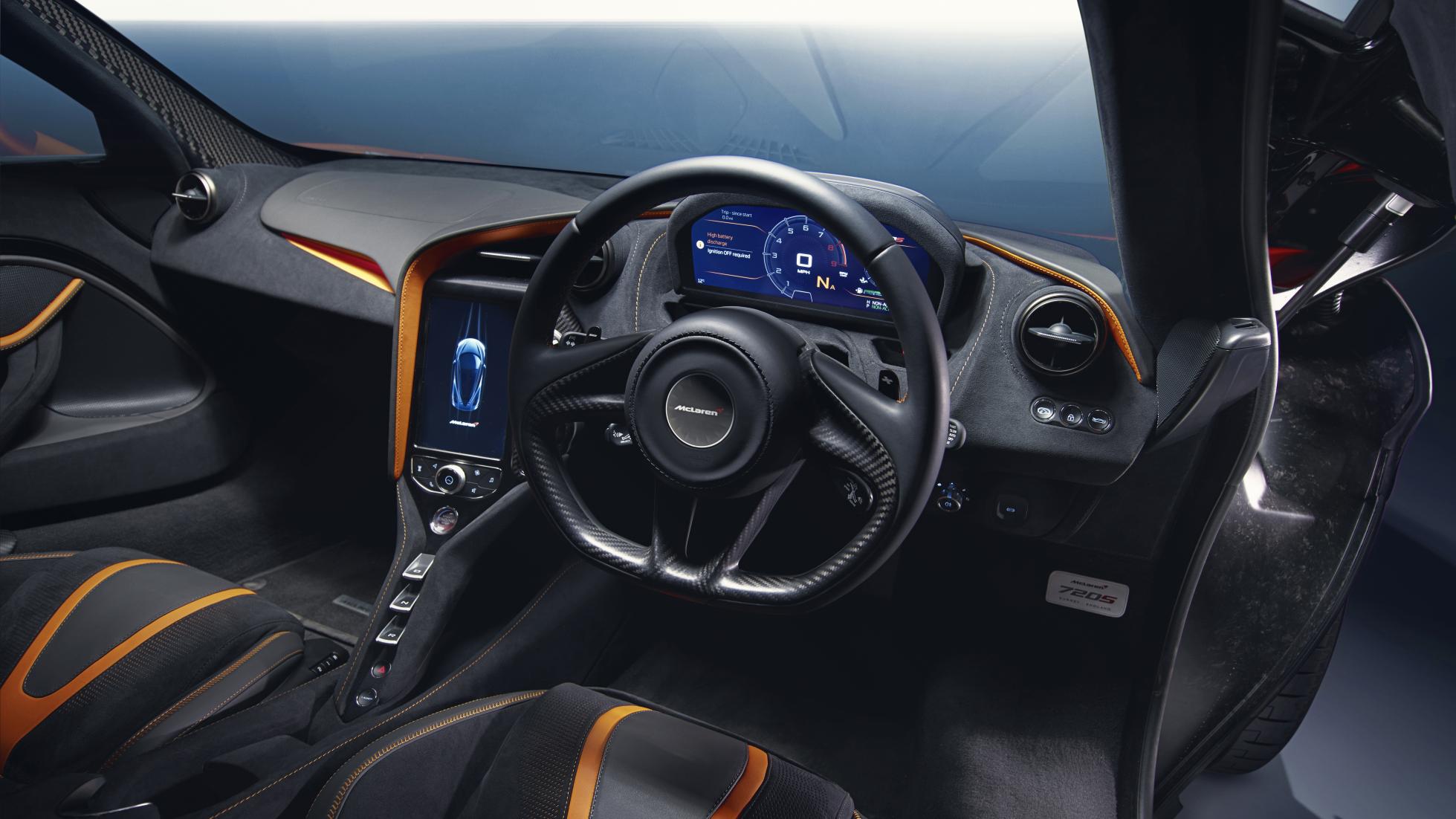 McLaren interior