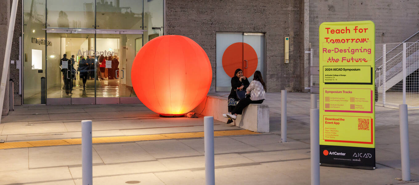 Attendees at the 2024 AICAD Symposium, held at ArtCenter.